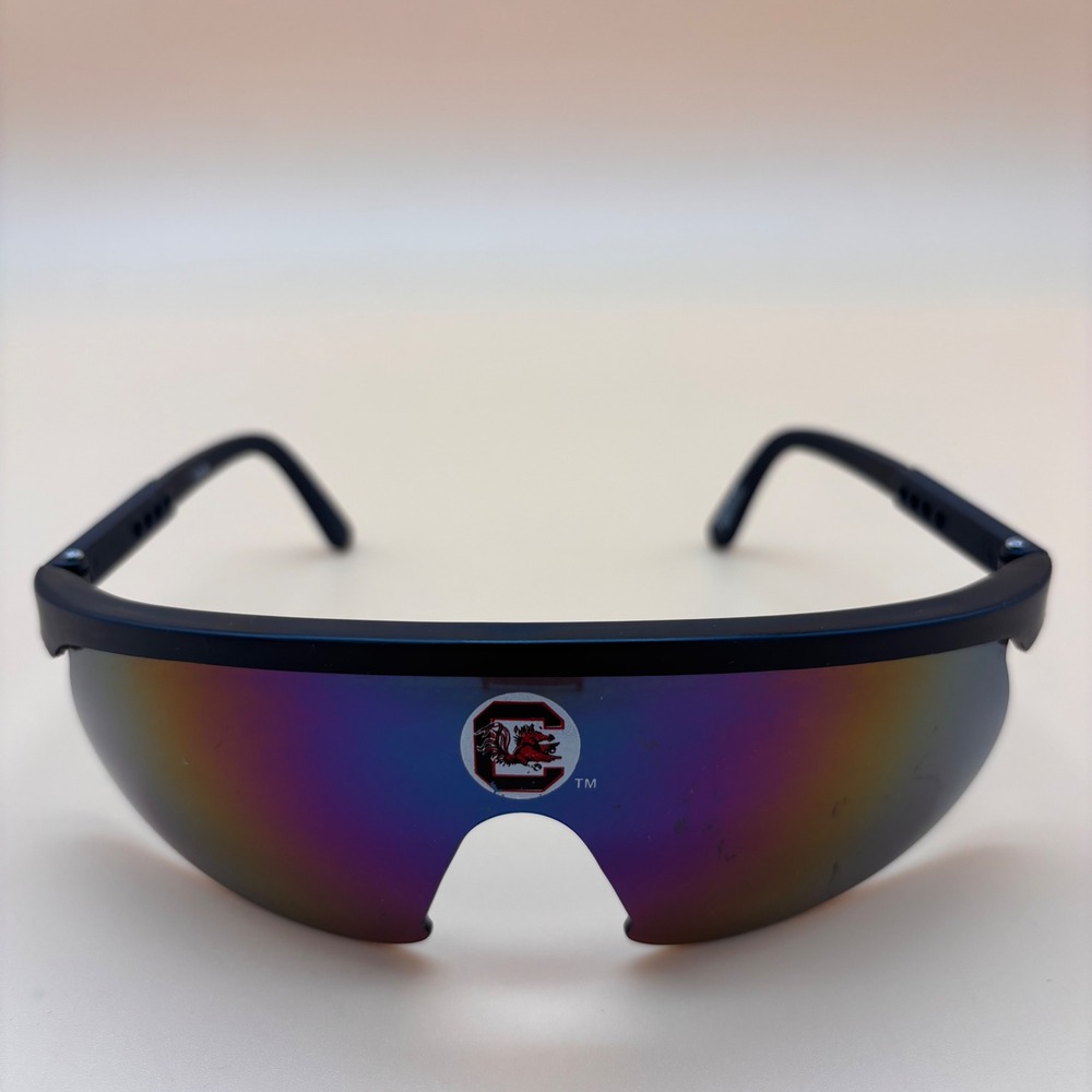 Vintage Jaykeez South Carolina Gamecocks Sunglasses Rainbow Mirror Shield Wrap